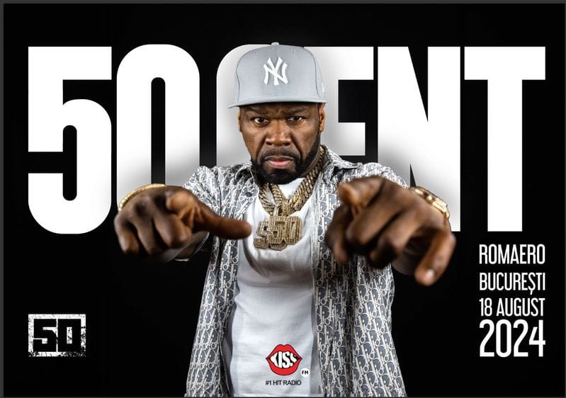 50-cent-romaero-bucuresti 50 Cent aduce vibe-ul hip-hop la Summer in the City, pe 18 august, la Romaero București